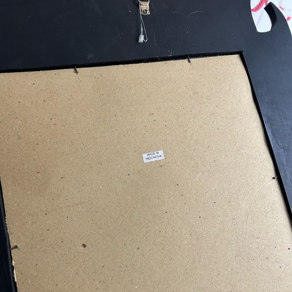 Vintage 90s Celestial Sun and Moon Wall Mirror Decor - Black and Gold 23.5" - Picture 14 of 15